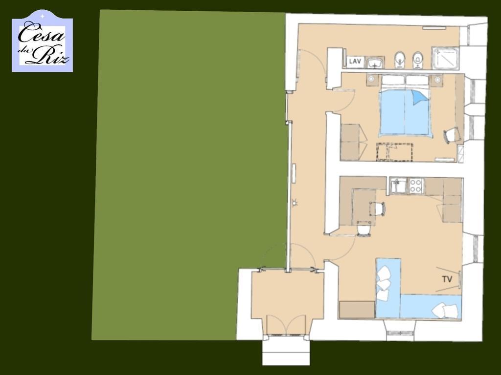 Apartamento Cesa Da Riz Colle Santa Lucia Exterior foto